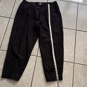 medium black eileen fisher pants